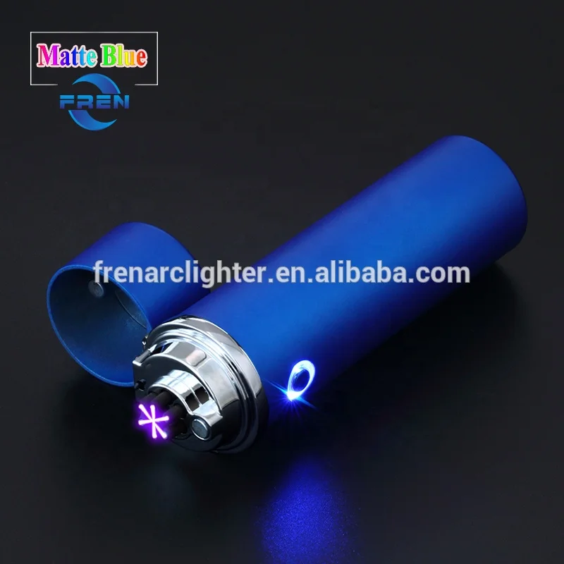 Wholesale Cool Electric Custom Logo 3 Arc Plasma Lighter USB Rechargeable Electronic Candle Lighters Free Sample Camping CLASSIC