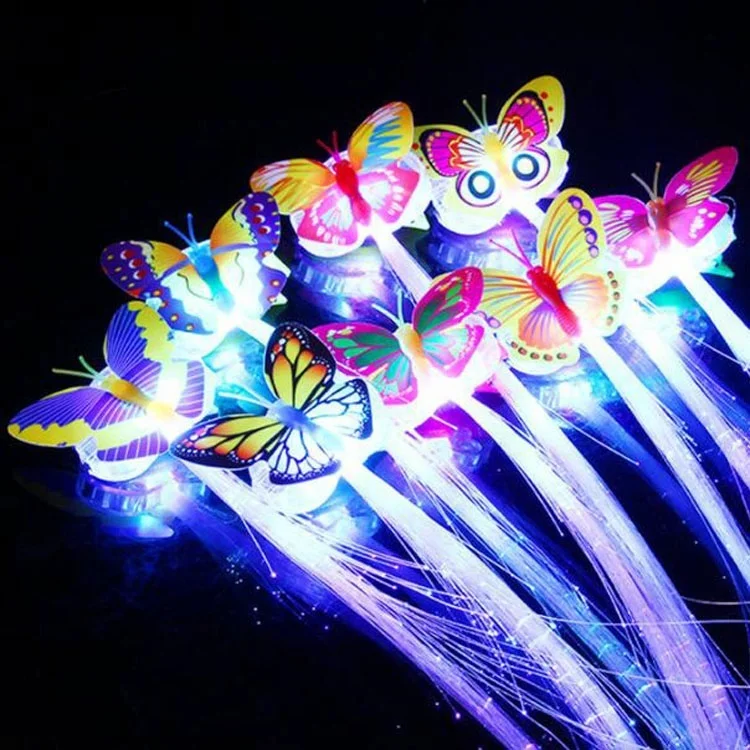 Butterfly LED Hair Clip Glowing Braid