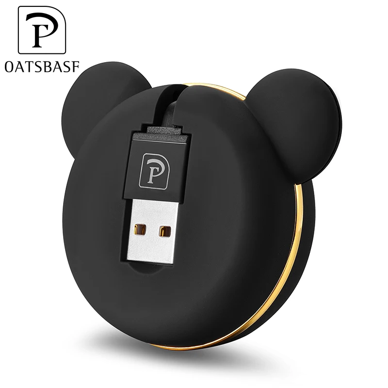 Hot Sale Mini Micro Retractable 2 in 1 USB Charging Cable TPE Data Line for Apple Samsung Huawei