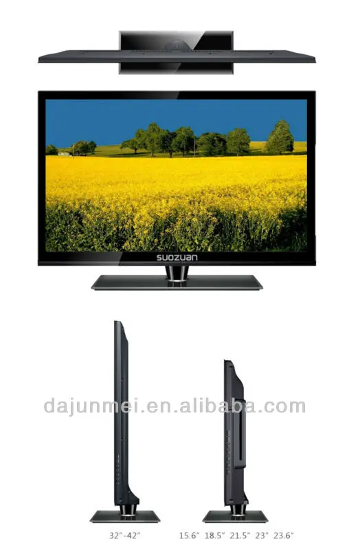 42 дюймовый 3d тв dvb-t/atv системы высокого разрешения супер тонкий led-телевизор