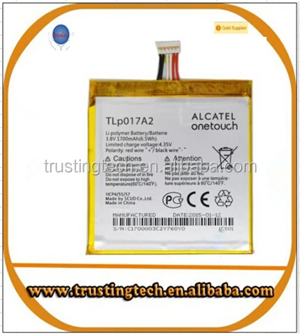 For alcatel one touch idol mini OT6012 6012D 6012A 6012W 6012E S530T TLP017A2 batteries