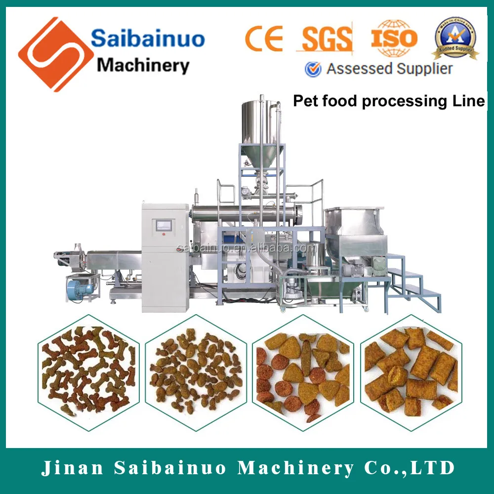 
Professional Dried Kibble Dog Food Machine made in China 