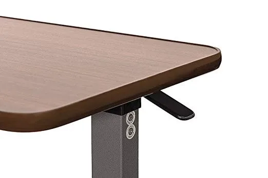 
Medical Adjustable Overbed Bedside Table with Wheels 