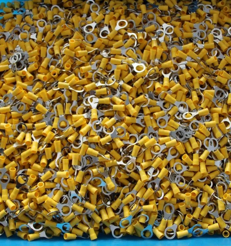 different colors automotive screw type wire connector brass battery terminals