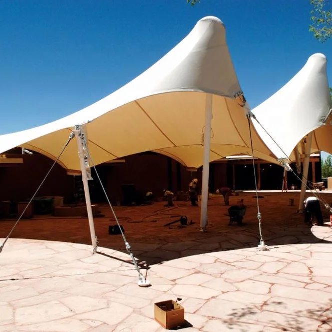 architectural umbrella tensile awning membrane structure
