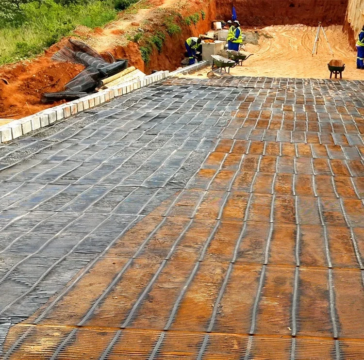 uniaxial plastic geogrid for road reinforcement