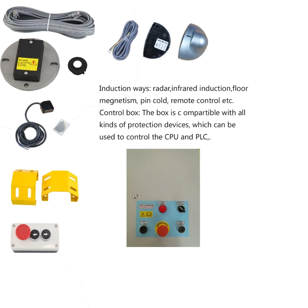 Warehouse Sliding Steel Roller Shutter Guide Rail Door