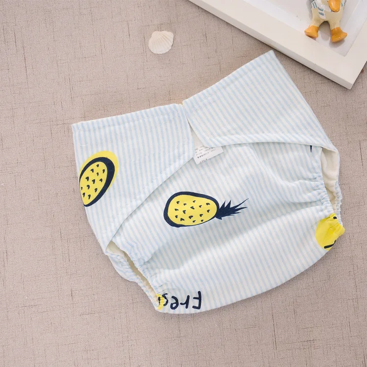 
baby cloth diaper cartoon baby diaper newborn cotton training pants baby learning pants 