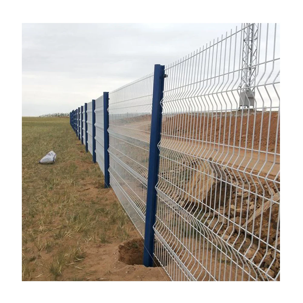 Factory Triangular bending Welded Wire Mesh Fence High Security welded 3D Wire Fence