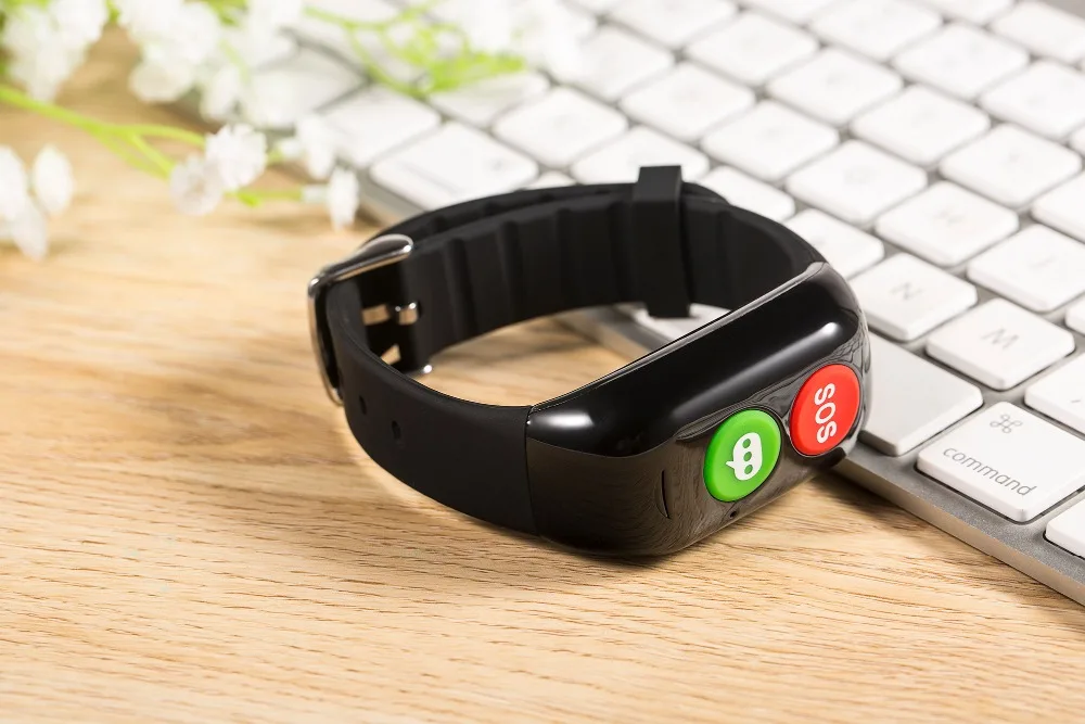 SOS аварийная безопасность удаленный мониторинг браслет наручные часы с SIM GPS отслеживание