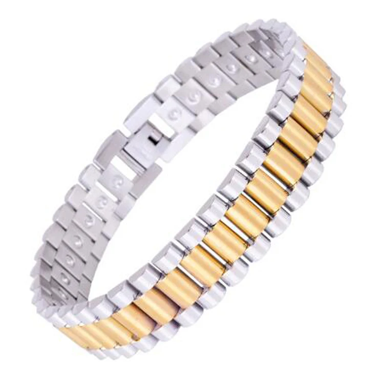 Wholesale 99.999% Pure Germanium Magnetic Watch Chain Bracelet