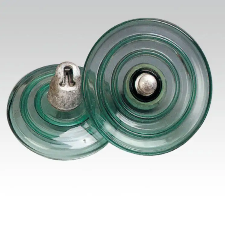 fog type and pin toughened glass suspension insulator high voltage