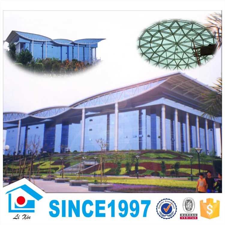 Стальная конструкция большая пролетная круглая гимнастическая конструкция