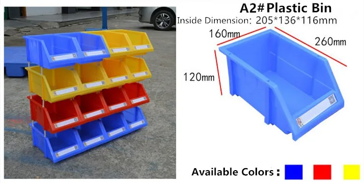 
Wholesale boltless rack small plastic storage bins 