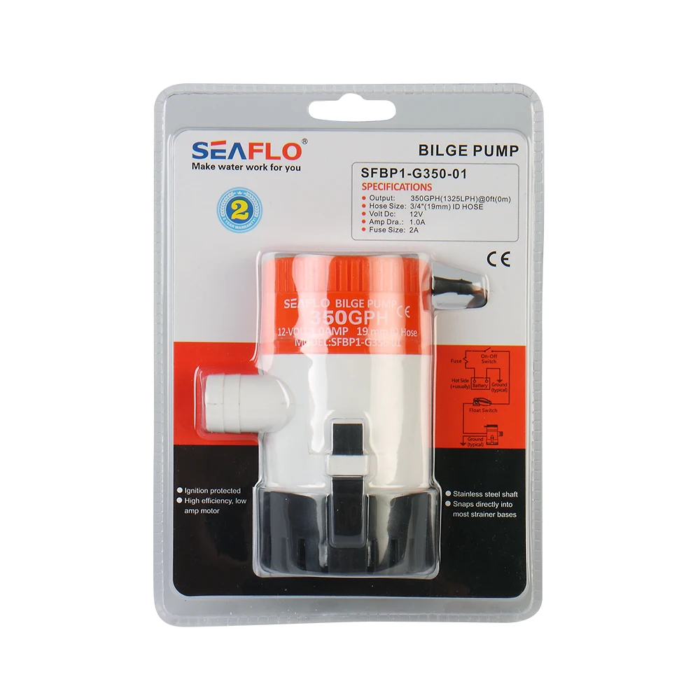 SEAFLO 12v/24v DC Automatic Kayak Bilge Pump marine bilge pump float auto marine boat bilge pumps dc