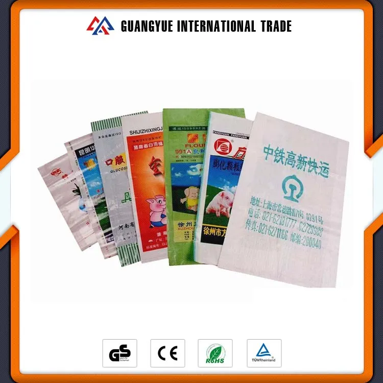 Guangyue Оптовая Индивидуальные Размер Прочный Пп Тканые Удобрений В Упаковке Bag Китай