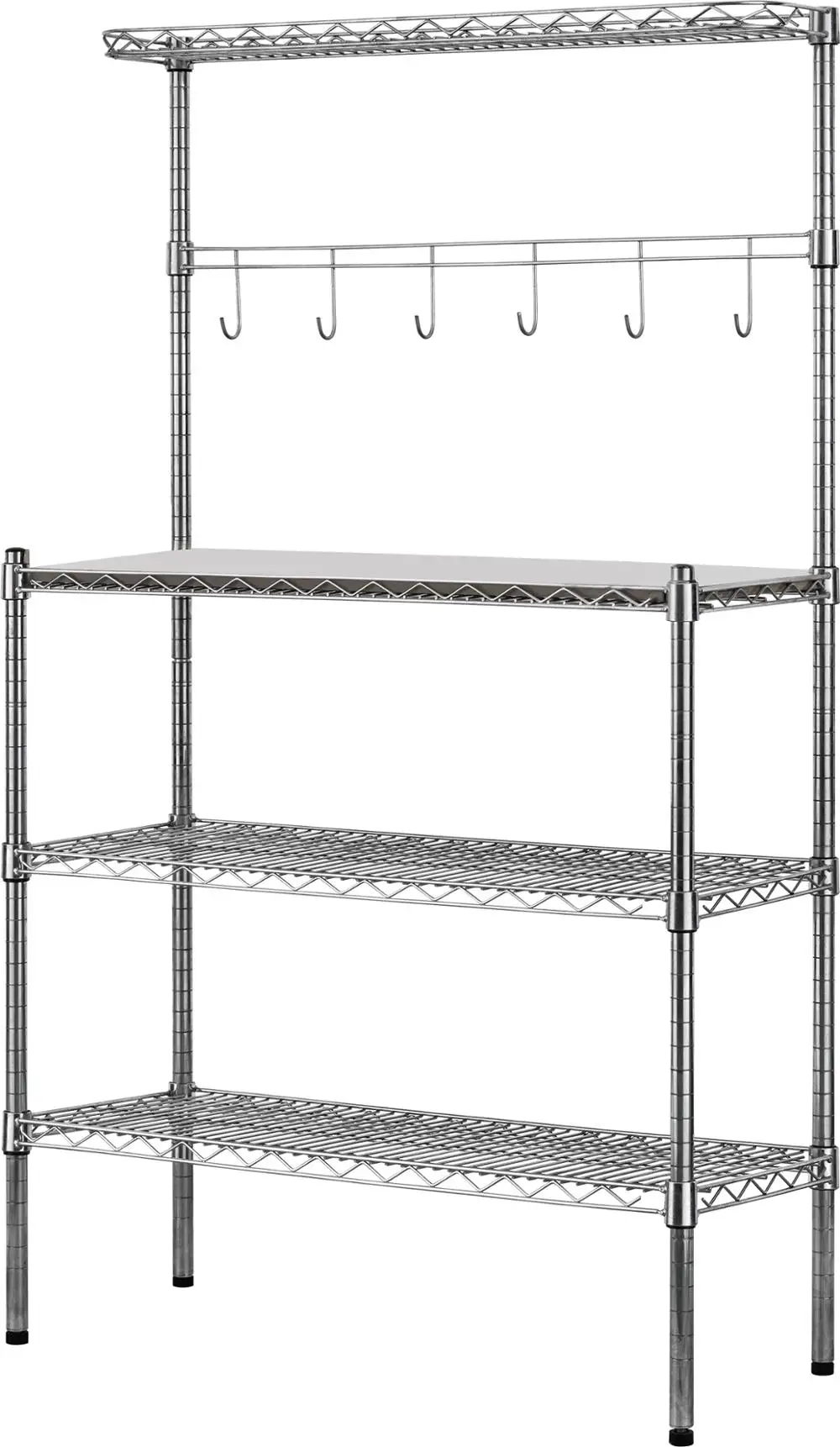 NSF&ISO Certificated Living Room Chrome Plating Wire Shelving Manufacturer