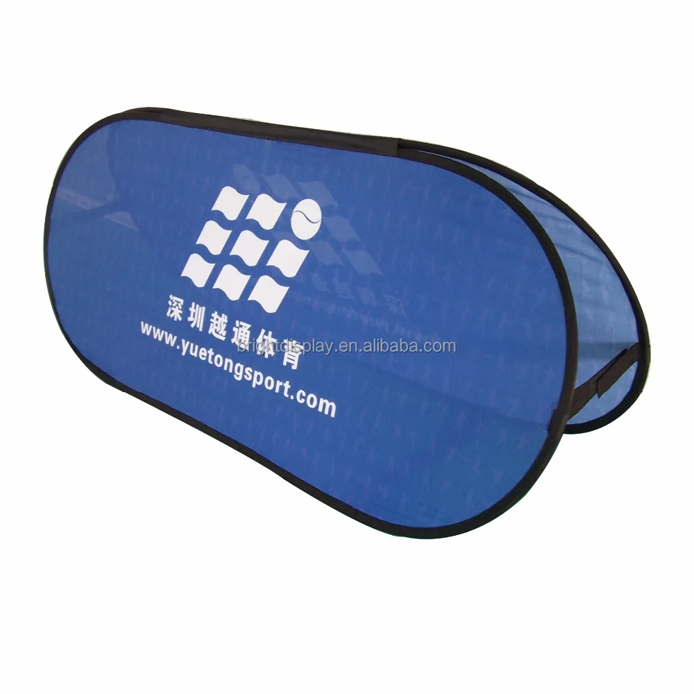 Vertical horizontal portable fabric pop up a frame banners signs