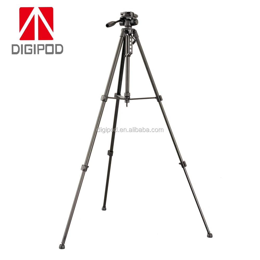 DIGIPOD TR-672A Fluid video head 67inch travel cameras lifting tripods in low price for Camcorder