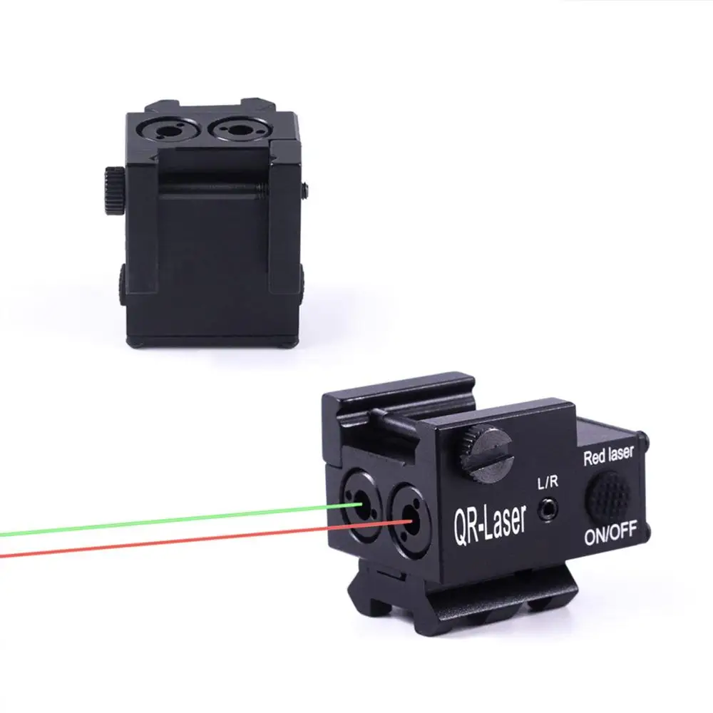 
Green Laser and Red Laser Dual Beam Laser Sights for Subcompact Pistols Like Walther P99, Springfield XD 5 
