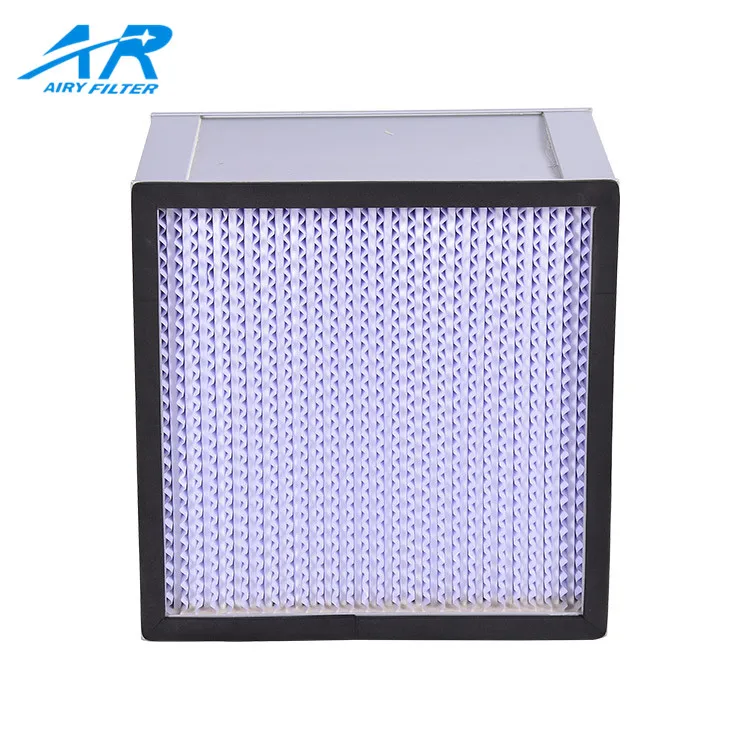Hepa 12 Wahable pleated  Filter with 3 micron for Clean Room