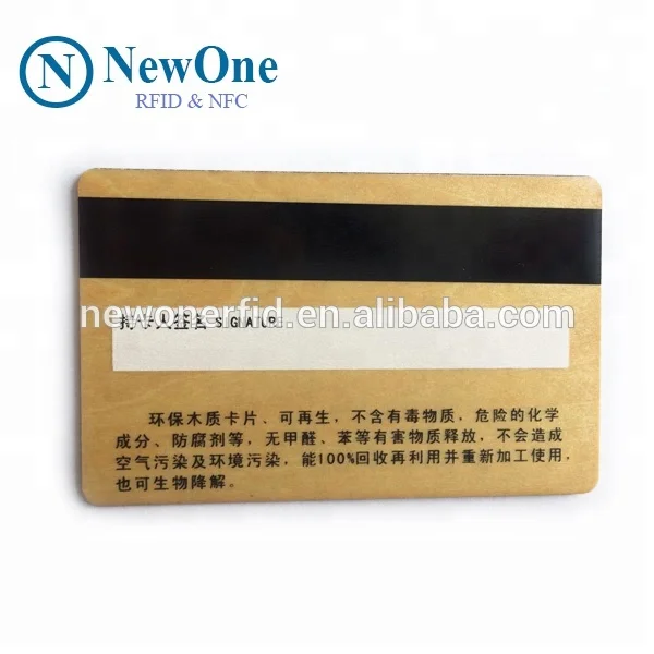 
RFID Smart card NFC Bamboo Wood Magnetic Stripe Business Card Rfid wood card 