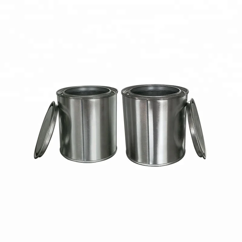 370 ml round empty paint mental tins , tin can manufacturer