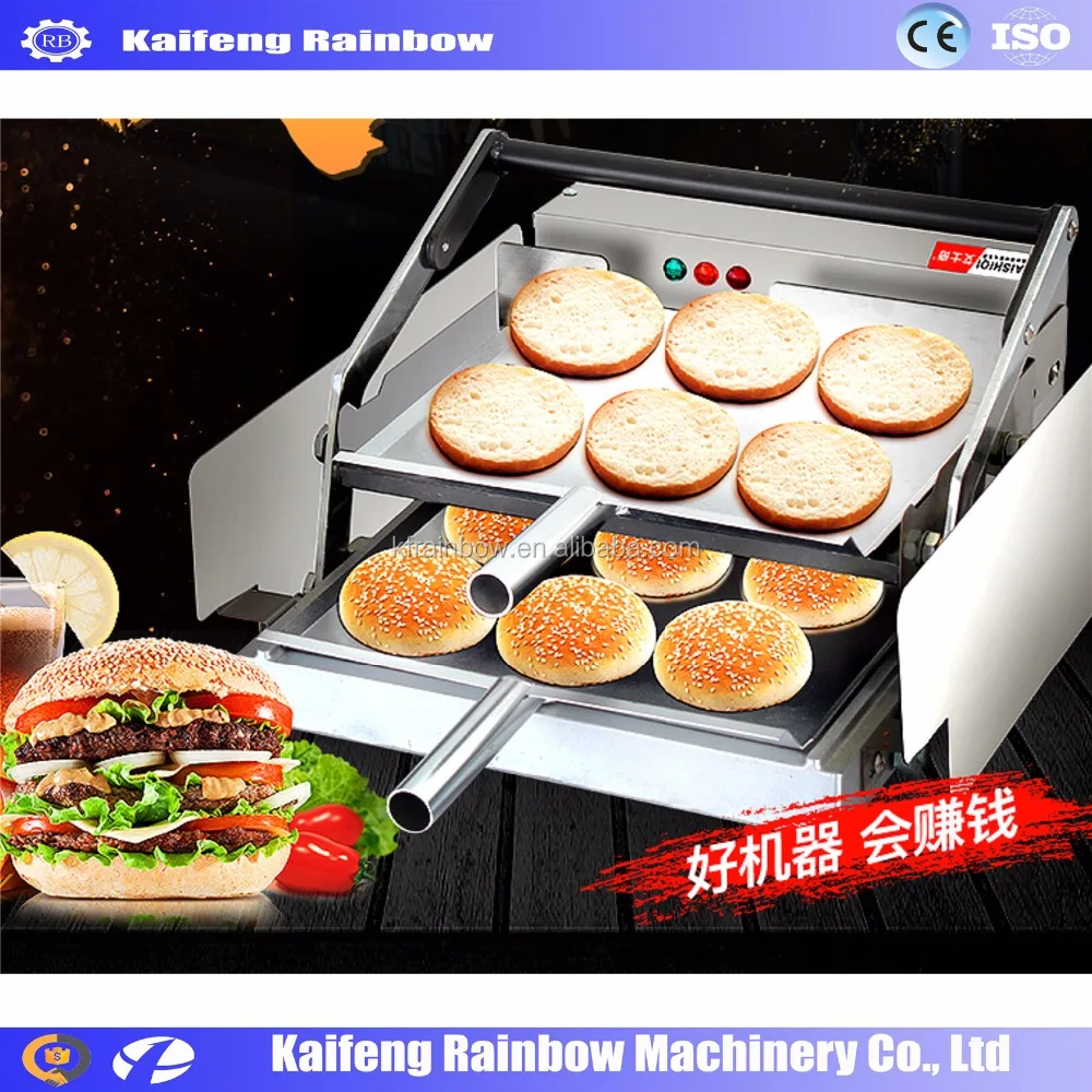 High Speed Energy Saving Burger Bread Oven automatic bread burger machine production line