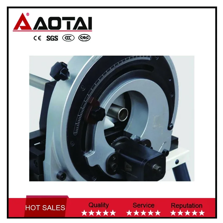 Portable automatic stainless steel tube pipe cutting machine