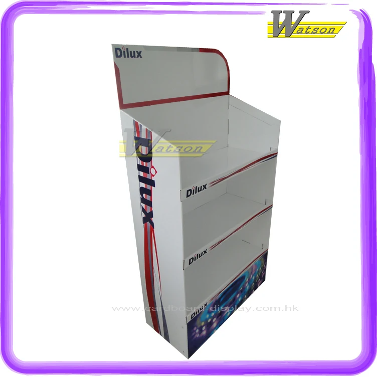 children shampoo promotion in supermarket cardboard display stands