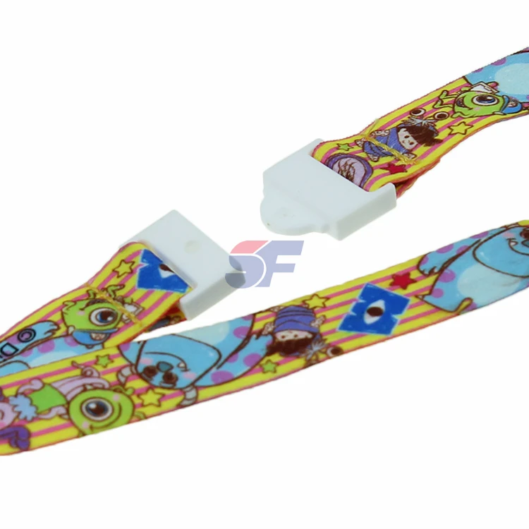 Customized Heat Transfer Printing Lanyard Dye Sublimation card holder sublimation blank lanyards