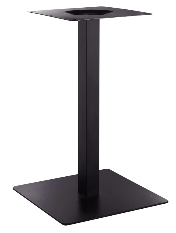 Cast Iron Pedestal Table Bases Black Table Leg Flat Shape Plate Base