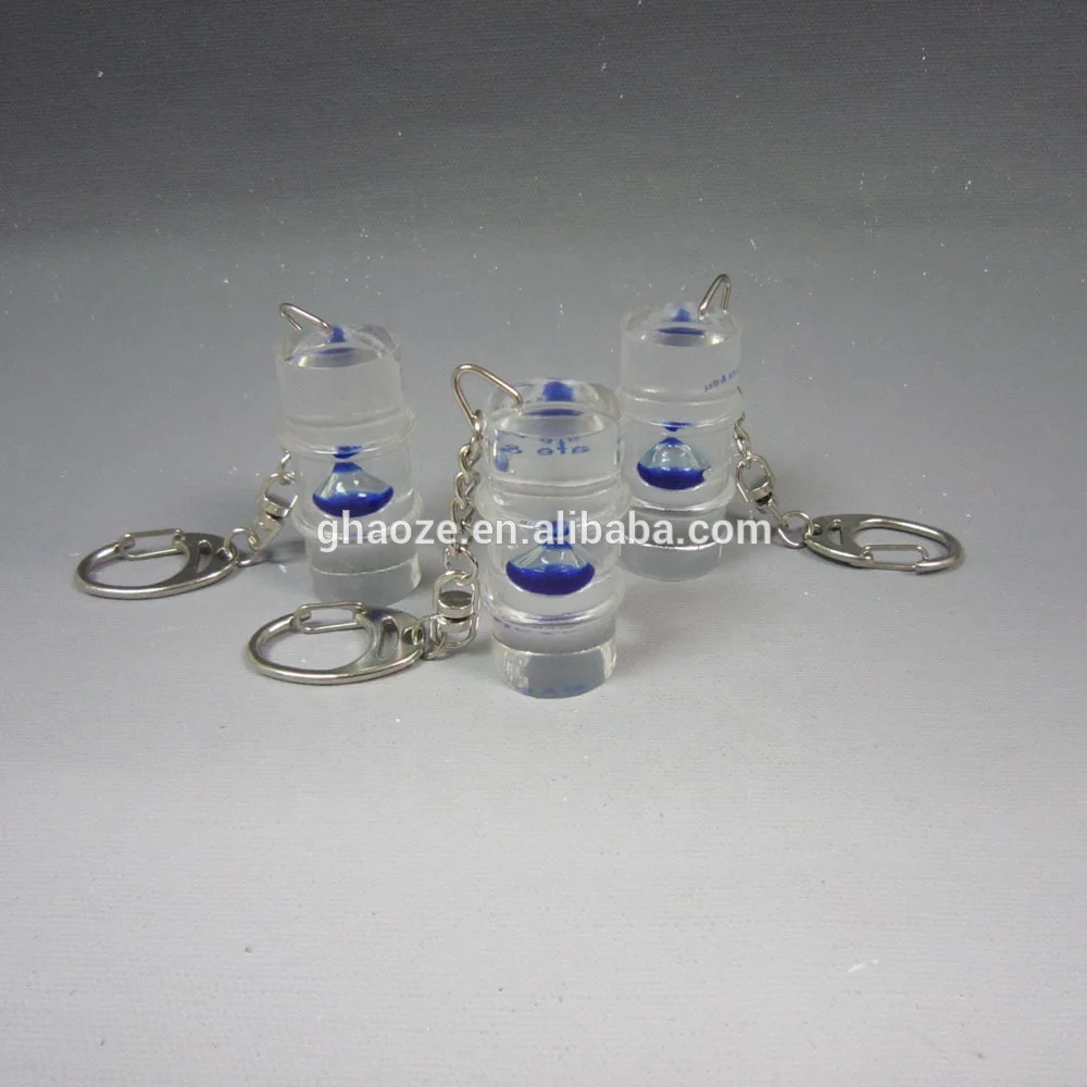 Customized Acrylic Resin Gift Oil Drop Barrel Keychain Souvenirs Gift