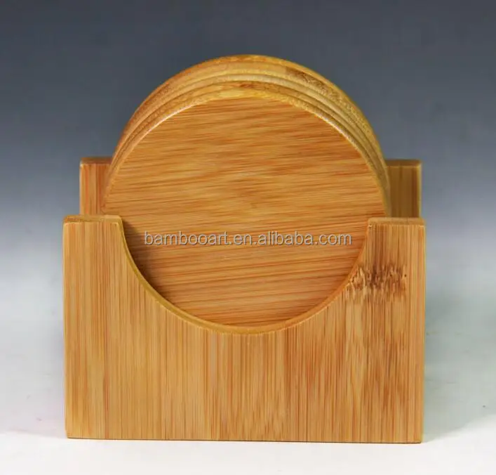 bamboo coaster set