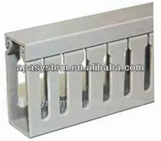 
Non-flammable PVC/plastic cable trunking 