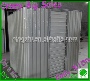 low cost portable house steel garden shed 20 x 10 ft