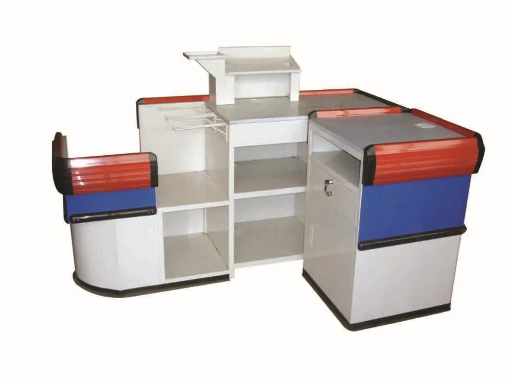 Кассовый столик из нержавеющей стали для супермаркета, розничного магазина, кассы