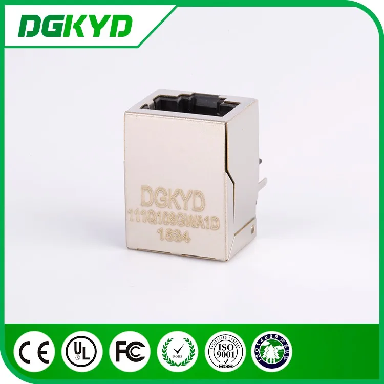 Factory price metal shielded gigabit ethernet rj45 connector