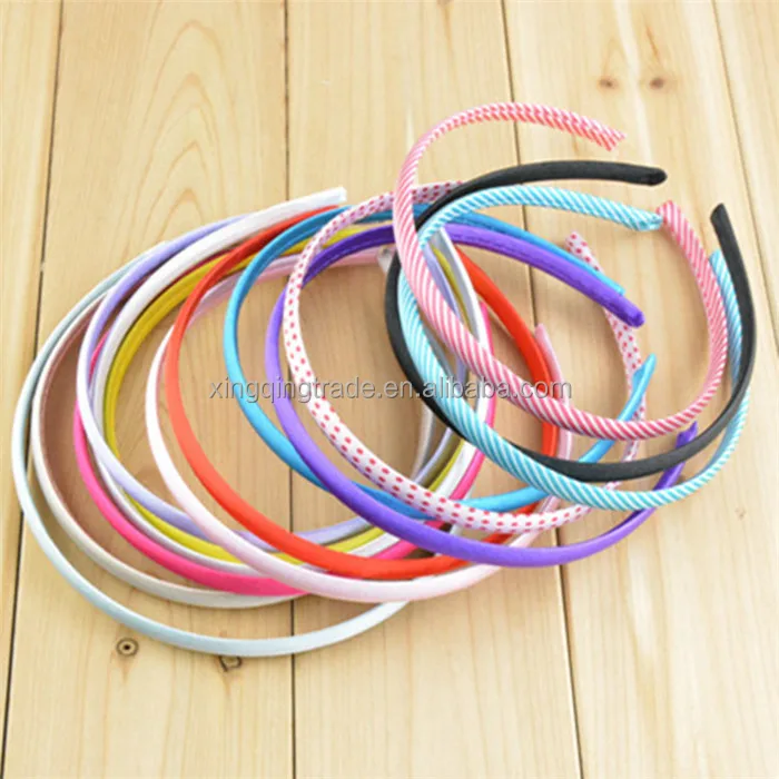 Multicolor Stripe Headband with Teeth Practical Cloth Hair Band for Women Girls Hair Accessories