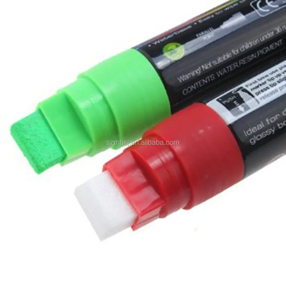 15/16mm jumbo car window marker liquid chalk touch markers car glass paint pen