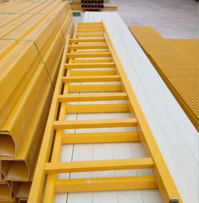 FRP Industrial Platform Ladder/Fiberglass ladder