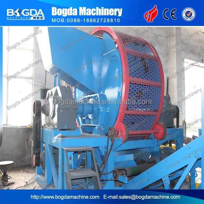 Резиновые переработки шин машину шредера