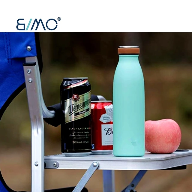 Stainless Steel Water Bottle Leak Proof Vacuum Insulated Cola Shape Bottle Keeps Drinks Cold For 24 Hours Hot For 12 Hours