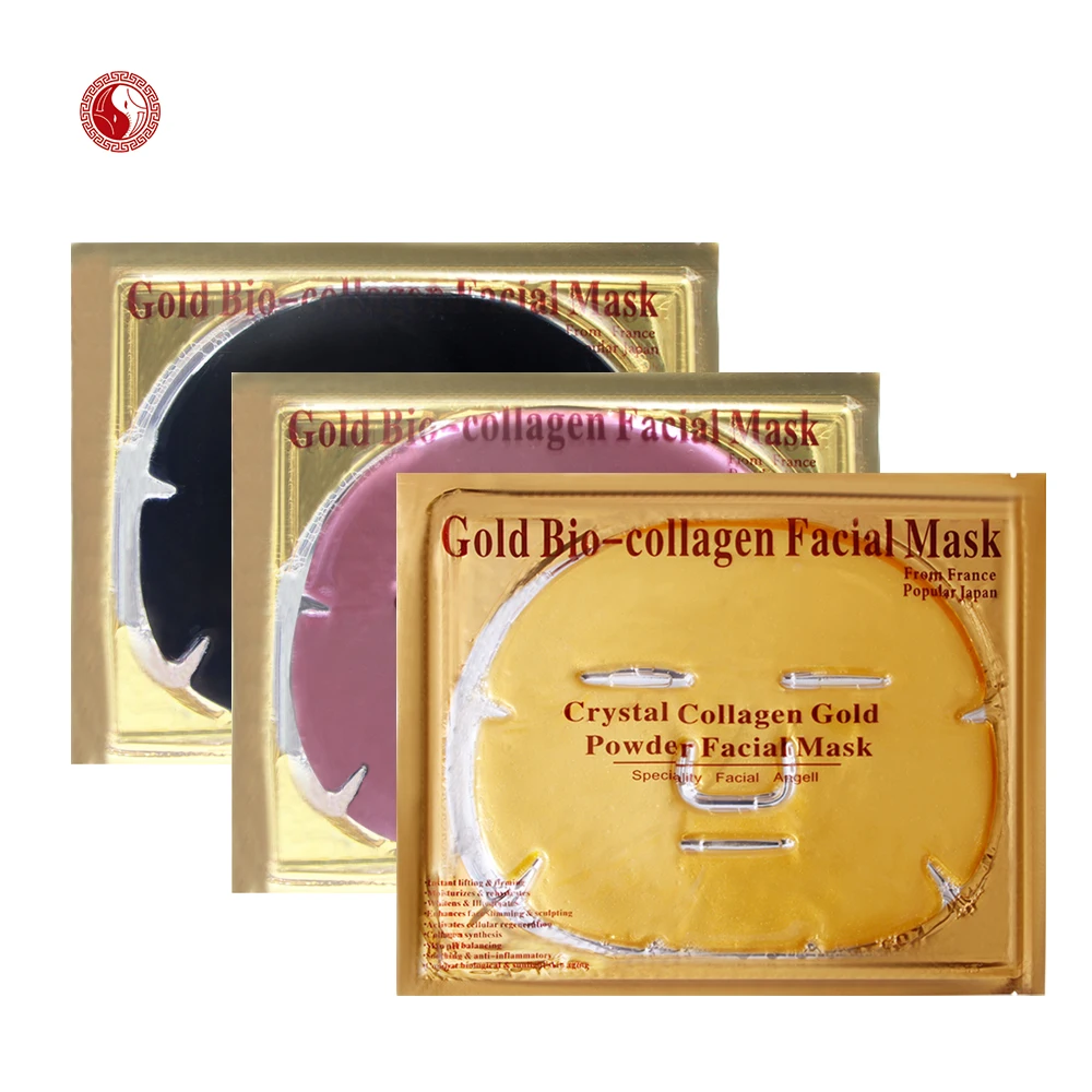2024 Wholesale Hot Sale Best Quality wholesale Collagen Crystal Korea 24K gold face mask
