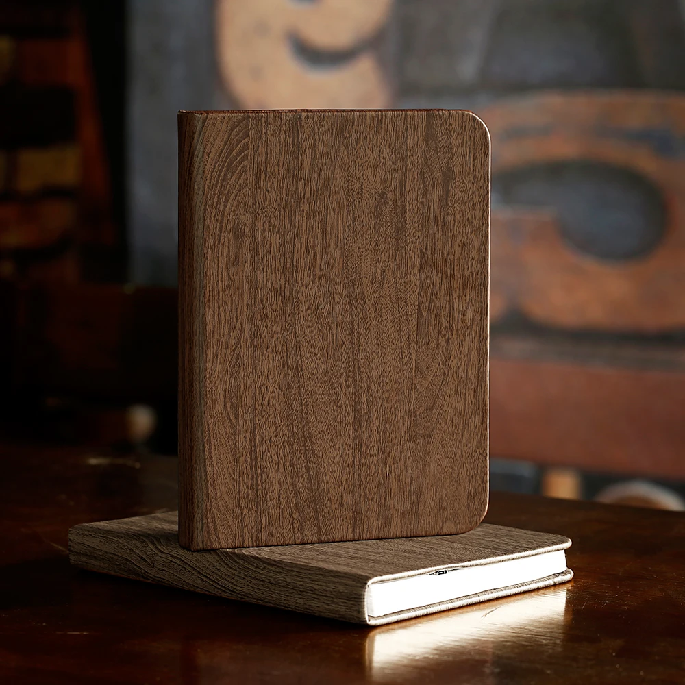 Portable book reading light wooden mini book table lamp small clip on book light