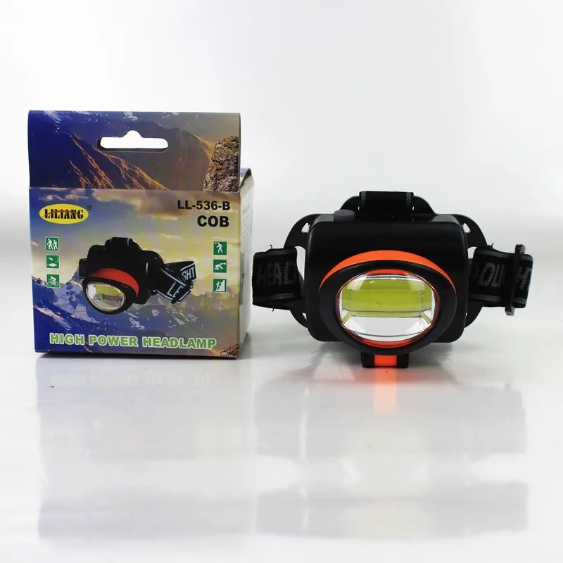 
LL-536-B COB LED AA battery high power headlamp 