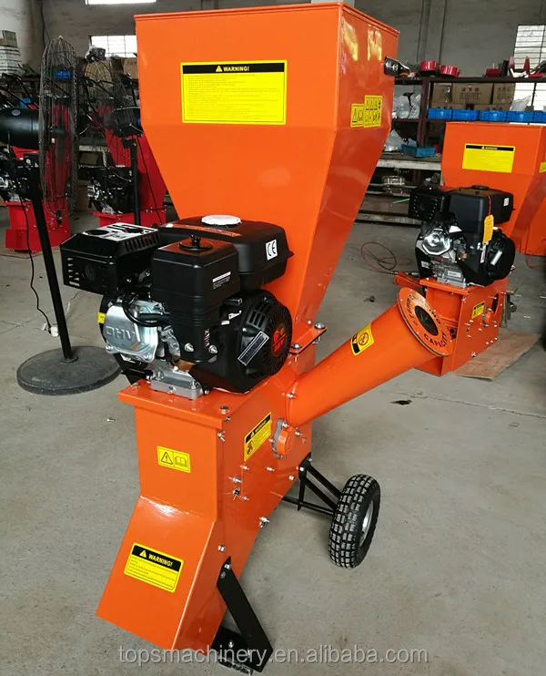 7hp and 9hp gasoline engine wood chipper shredder price
