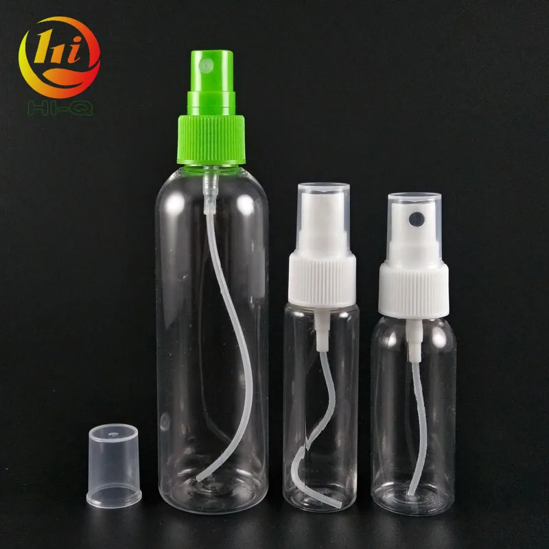 food grade 60ml plastic perfume bottles 100 ml custom pet 30 ml clear spray bottle