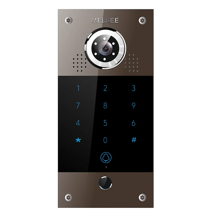 Melsee factory 4 wire single home villa video door intercom system