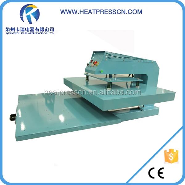 Patches Print FZLC-B5 Pneumatic Garment Press Machine,iron Provided B5 CE Certificate Flatbed Printer Automatic Heating Platen